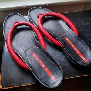 Prada flip flops